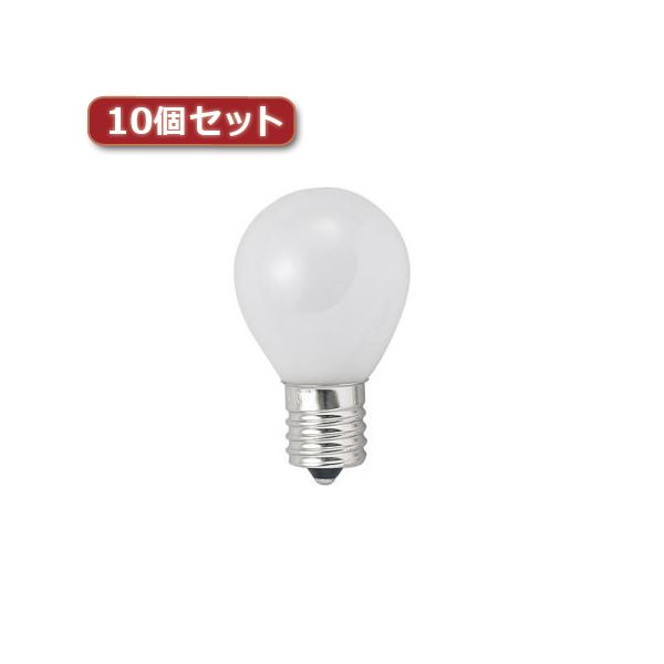 （まとめ）YAZAWA ミニランプ S35 E17 25W形 フロスト10個セット S351722FX10【×3セット】 送料無料