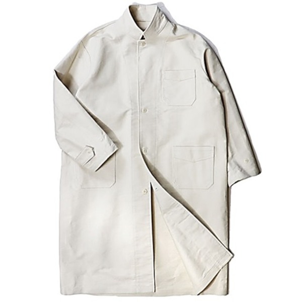 フランス軍 モールスキン コート 1 Mサイズ ナチュラル 綿100％ レプリカ 仏軍 ミリタリーウェア ミリタリーコート 上着 フランス軍 モールスキン コート 1 Mサイズ ナチュラル 綿100