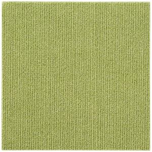 〔12個セット〕 吸着 タイルマット タイルカーペット 30×30cm グリーン 9枚入り 防傷 防汚 防音 ぴたQ リビング ダイニング 緑 送料無料の通販は