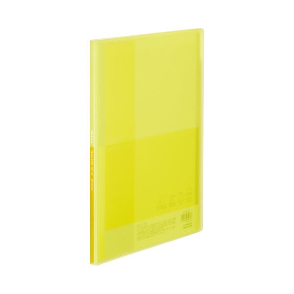 （まとめ）コクヨ クリヤーブック（Glassele） 固定式 A4タテ 10ポケット イエロー ラ-GL10Y 1冊 【×50セット】 黄 送料無料 13,137円
