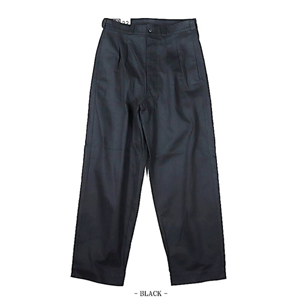 フランス陸軍 M52 チノパンツ レプリカ ブラック 23 約82cm コットンツイル 仏軍 ミリタリーパンツ チノパン 軍モノ 軍パン 黒