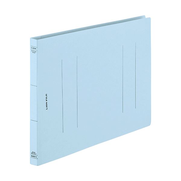 （まとめ）ライオン事務器 フラットファイル(環境)樹脂押え具 A4ヨコ 150枚収容 背幅18mm ライトブルー A-510KA4E 1冊 【×50セット】 青 送料無料の通販は