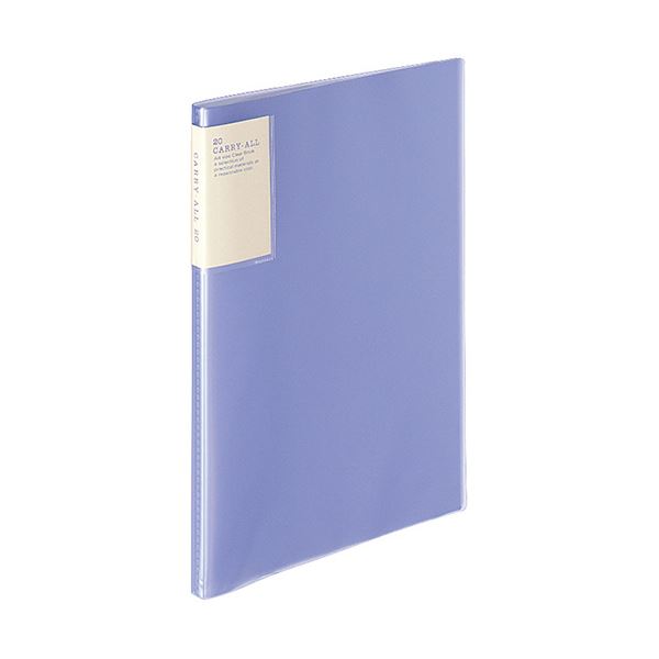 コクヨ クリヤーブック（キャリーオール）固定式・背ポケット A4タテ 40ポケット 背幅22mm ピンク ラ-5003P 1セット（6冊） : コクヨ クリヤーブック キャリーオール 固定式 背
