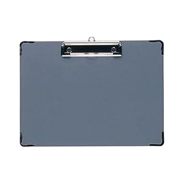 (まとめ) ライオン事務器 ボール用箋挟 B5ヨコ灰 CS-111 1セット(10枚) 【×5セット】 送料無料の通販は