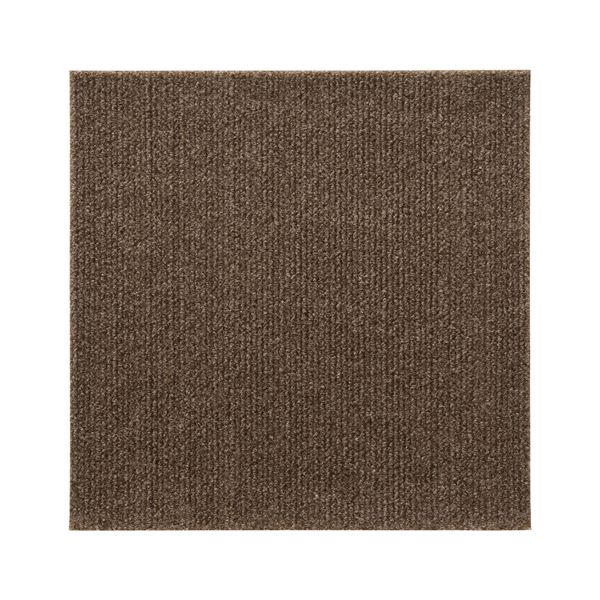 (まとめ) 吸着タイルマット/タイルカーペット 【ブラウン】 30×30cm 9枚入り 汚れ防止＆防音 『ぴたQ』 【12個セット】 茶 送料無料の通販は 11,863円