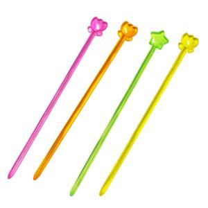 【新品】(まとめ) クリアピック/おかず用飾り串 〔4色アソート 約100本入り〕 お弁当グッズ 『mama's assist』 〔600個セット〕 まとめ) クリアピック/おかず用飾り串 【4色アソート 約100本
