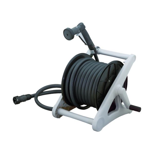 TRUSCO 大流量ホースリール 50m THR-50X 1個 頑丈なツイストホースで、ねじれに負けない 大容量50mのホースリールが1つで解決 送料無料の通販は 26,090円