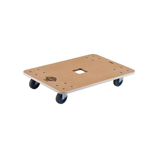 TRUSCO 木製平台車 ジュピター 800×550mm φ75 均等荷重200kg JUP-800-200 1台 完成品 静寂なる軽量の舞台、究極の運搬力 木製ジャイアント800×550mm、荷重200kgの至高の車輪 送料無料