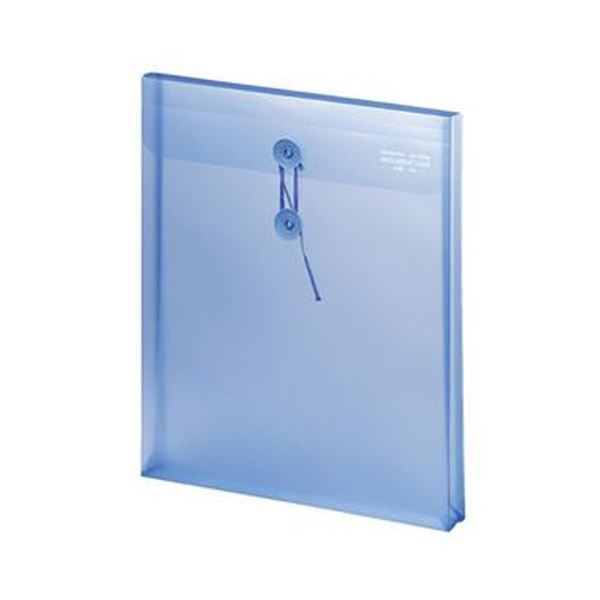 （まとめ）コクヨ ドキュメントケース（エンベロープタイプ）A4タテ クリヤーホワイト クケ-874W 1セット（5冊）〔×10セット〕[21] たのめーるコクヨ ドキュメントケース(エンベロープタイプ) A4ヨコ