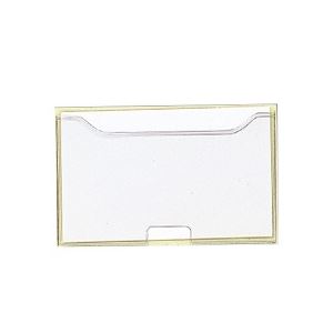 (まとめ) リヒトラブ ネームケース(IDカード用) タテ60×ヨコ95mm HB355 1パック(10枚) 【×10セット】 送料無料の通販は