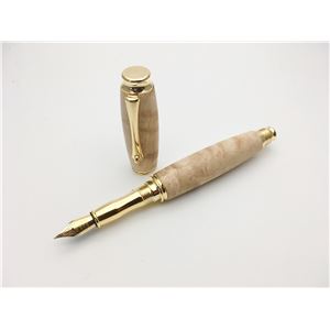 銘木材 万年筆/文房具 【板屋楓 いたやかえで】 日本製 国産 中太字 文具 オフィス 事務用 用品 ステーショナリー 送料無料の通販は