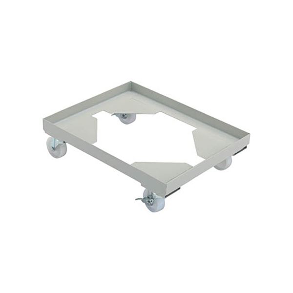 TRUSCO 箱台車 内寸550×390mm ナイロン車 自在S付×2 B-3BS 1台 完成品 送料無料の通販は