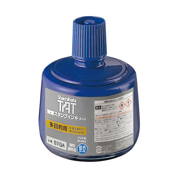シヤチハタ タートインキ 多目的 STG-3 大瓶 白 シヤチハタ 強着スタンプインキタート(速乾性多目的用) 大瓶 330ml 白