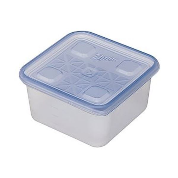 （まとめ）旭化成ホームプロダクツ業務用ジップロック コンテナー 正方形 1100ml 1パック（10個）【×5セット】 送料無料の通販は