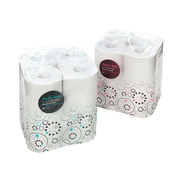 TANOSEE リサイクルトイレットペーパー ダブル 芯あり 45m 1ケース(96ロール:8ロール×12パック) 送料無料の通販は TANOSEE リサイクルトイレットペーパー ダブル 芯あり 45m 1ケース(96ロール:8ロール×12パック) 送料無料の通販は