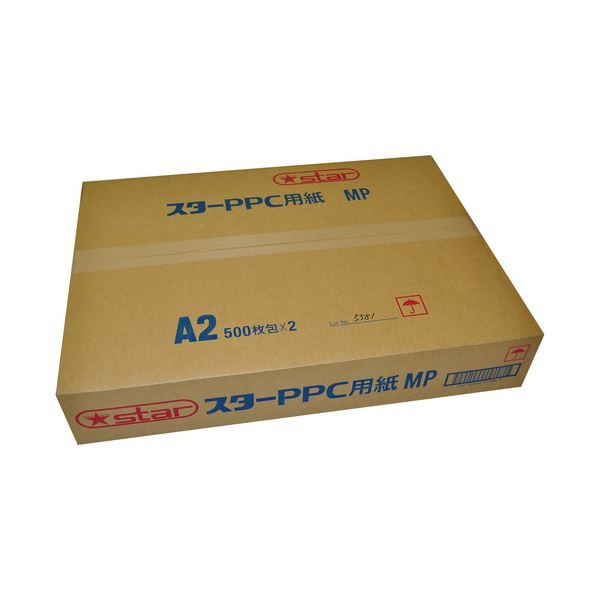 桜井 スターPPC パソコン 用普通紙MP A2MP02 1箱(1000枚:500枚×2冊) 送料無料の通販は