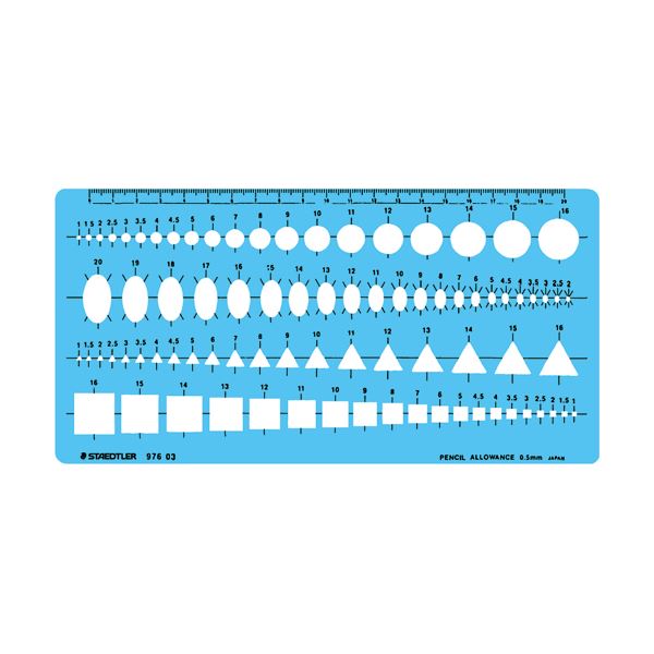 (まとめ) ステッドラー テンプレート 組合せ定規 エッジ付 976 03 1枚 【×10セット】 送料無料の通販は 14,749円