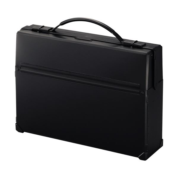 （まとめ）リヒトラブ ダレスバッグ A4 整理 収納 幅80mm 黒 A-662-24 1個 【×3セット】 スムーズな出し入れを実現する、ワイドオープンなバッグ A4サイズ収納幅80mmの黒いダレスバッグ、まとめて3個セット 送料無料