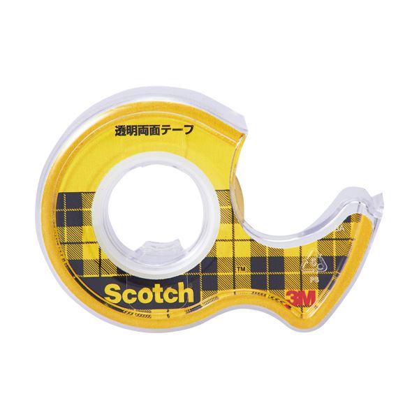 (まとめ) 3M スコッチ 透明両面テープライナーなし 小巻 12mm×6m W-12 1巻 【×30セット】 送料無料