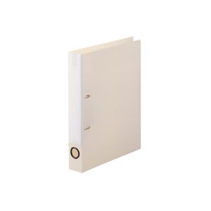 (まとめ) TANOSEE Dリングファイル（PP表紙） A4タテ 2穴 250枚収容 背幅43mm オフホワイト 1冊 【×30セット】 白 送料無料の通販は