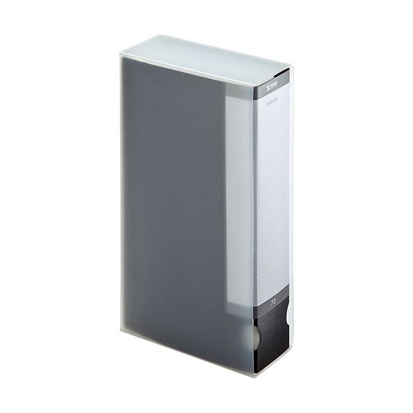 まとめ) DVD・CDファイルケース 72枚整理 収納 ブラック FCD-FL72BK 1