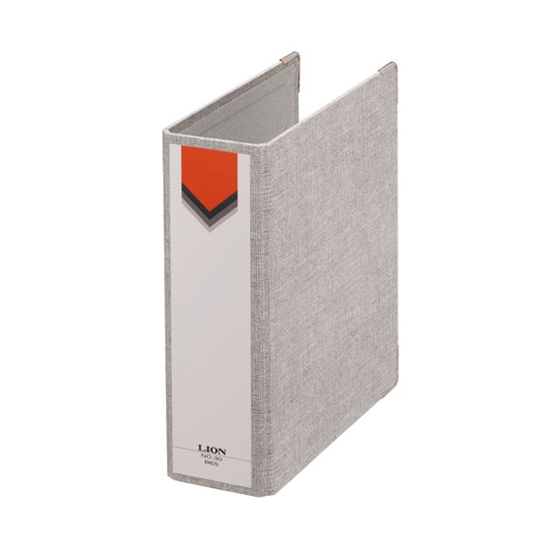 （まとめ）ライオン事務器 スモールファイルB6タテ 2穴 270枚収容 背幅60mm グレー No.30-B6S 1冊 【×5セット】 送料無料の通販は 9,048円