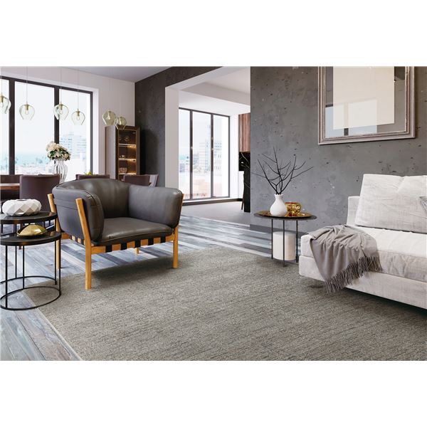 防炎 ラグマット じゅうたん 敷き物 /絨毯 【約200×250cm グレー】 ホットカーペット対応 ウィルトン ペルラ プレーベル 41005/GY 送料無料の通販は