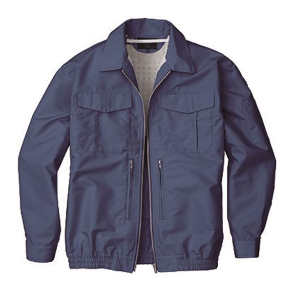 KU92130 空調服 R 綿ポリ混紡 スペーサー一体型 服のみ ネイビー 5L 送料無料の通販は 10,740円