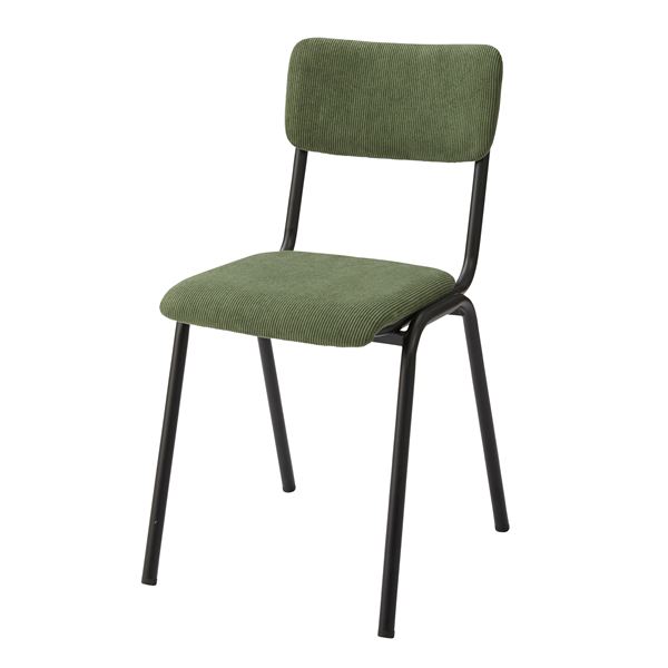 ダイニングチェア ダイニング用チェア イス 食卓 椅子 パーソナルチェア (イス 椅子) 約幅44cm 2脚セット グリーン 金属 スチール 組立品 リビング 在宅ワーク 店舗 インテリア家具 緑 送料無料の通販は