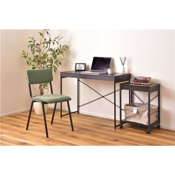 ダイニングチェア ダイニング用チェア イス 食卓 椅子 パーソナルチェア (イス 椅子) 約幅44cm 2脚セット グリーン 金属 スチール 組立品 リビング 在宅ワーク 店舗 インテリア家具 緑 送料無料の通販は