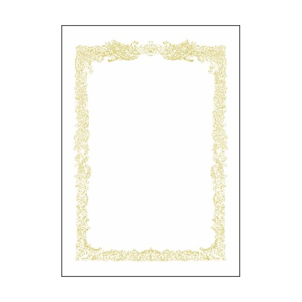 (まとめ) ササガワ タカ印 OA賞状用紙 白 B5 ヨコ書用 10-1151 1ケース(100枚) 【×3セット】 送料無料