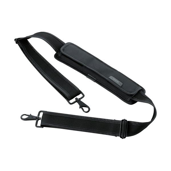 （まとめ） 交換用ショルダーベルトストレートタイプ ショルダーパッド付 ブラック BMA-SH01BK 1本 【×5セット】 黒 送料無料の通販は