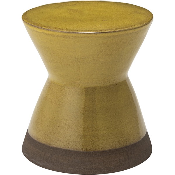 オットマン 直径30×高さ31cm ホワイト 陶器製 屋外使用対応 サイドテーブル兼用 ミニ スツール リビング インテリア家具 オットマン 直径30×高さ31cm ホワイト 陶器製 屋外使用対応 サイド