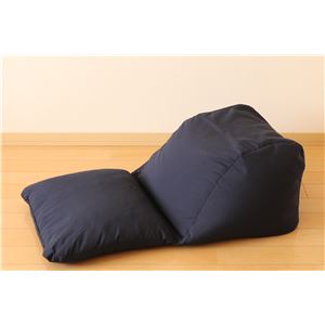 テレビ枕 寝そべりクッション 約44×90×26cm ネイビー日本製 国産 ピーチスキン 低反発 軽量 抗菌 清潔 チップウレタン スマホ ごろ寝 送料無料の通販は 6,750円