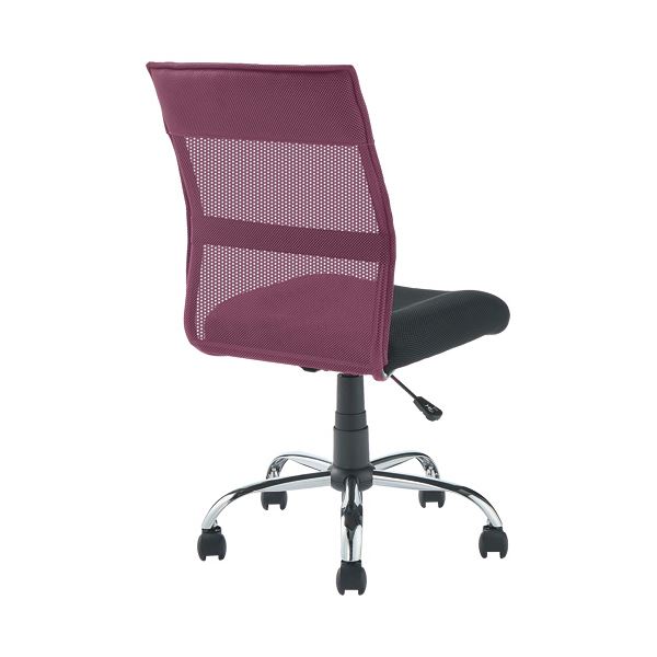 ＹＡＭＡＺＥＮ　ミドルバック爽快メッシュチェア　肘なし　ブルー　ＥＭＧ−７７８Ｍ（ＢＬ）　１脚 YAMAZEN ミドルバック 爽快メッシュチェア (イス 椅子) 肘なし ワイン