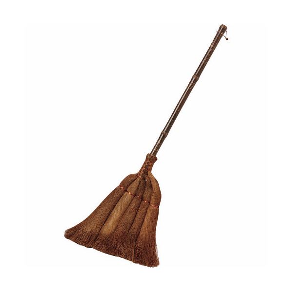 （まとめ）TRUSCO しゅろほうき短柄T-SB5-S 1本【×5セット】 天然繊維の優しさで、室内外の細かなゴミやほこりを一掃 便利な短柄ほうき TRUSCO やわらかほうきT-SB5-S 1本セット×5 送料無料の通販は