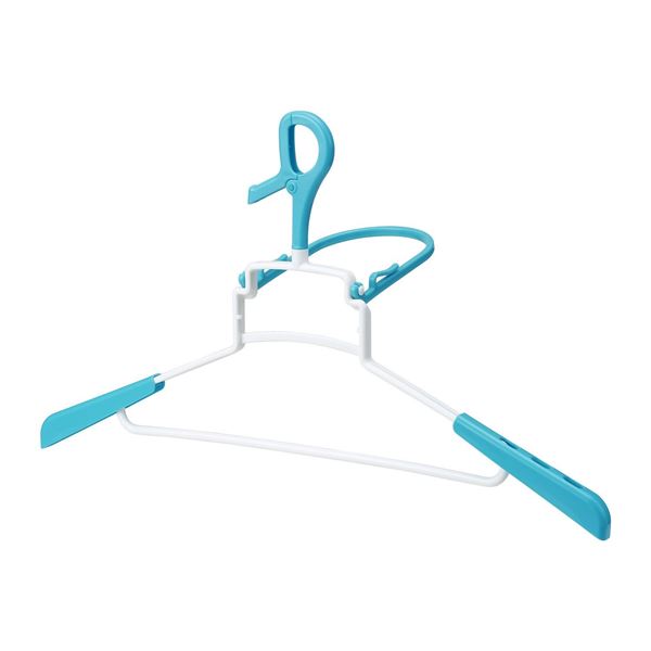 〔40個セット〕 洗濯ハンガー 約幅39cm フードクリップ付き レック らくらくパーカーハンガー 洗濯用品 ランドリー用品 送料無料の通販は