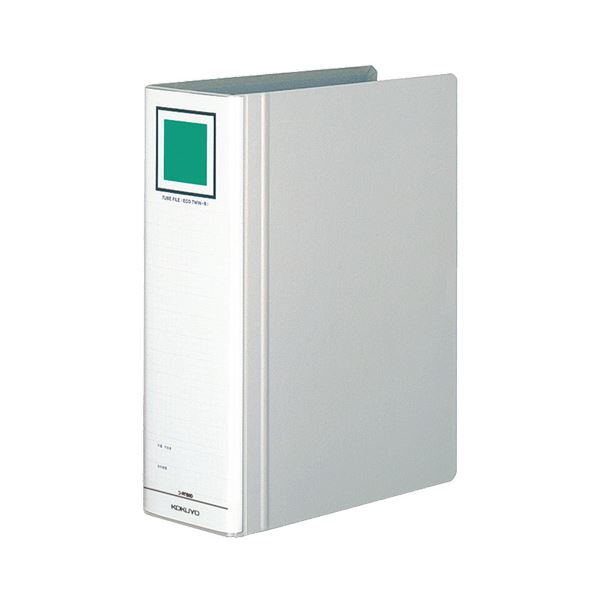 コクヨ チューブファイル(エコツインR)A4タテ 800枚収容 80mmとじ 背幅95mm シルバー フ-RT680C 1セット(10冊) 送料無料 10,273円