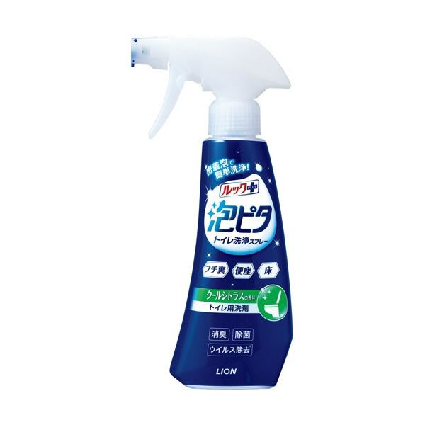 (まとめ) ライオン ルックプラス 泡ピタ トイレ洗浄スプレー クールシトラスの香り 本体 300ml 1本 【×30セット】 送料無料の通販は
