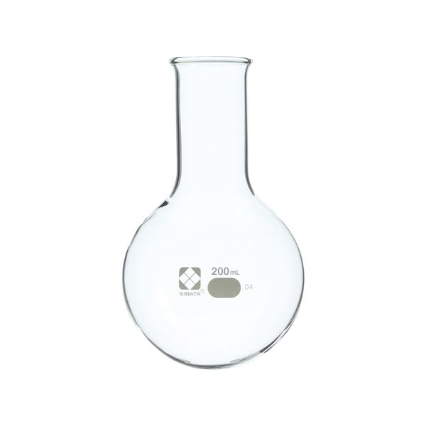 丸底フラスコ 200mL 10入 【010500-200A】 進化したデザイン 容量たっぷりの200mL丸底フラスコセット 10個入りでお得 【010500-200A】 送料無料の通販は