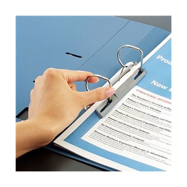 （まとめ）コクヨ DリングファイルS型再生PP表紙 A4タテ 2穴 300枚収容 背幅45mm グレー フ-FD430NM 1セット（10冊）【×3セット】 送料無料の通販は