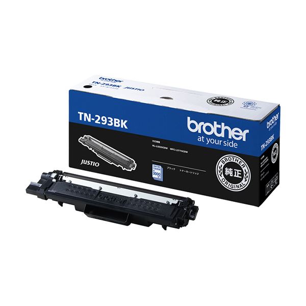 まとめ）ブラザー トナーカートリッジ ブラックTN-293BK 1個【×3セット