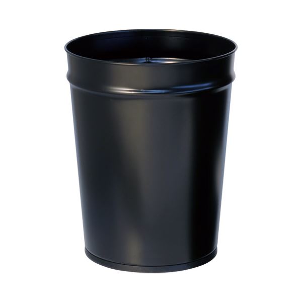 （まとめ） ぶんぶく テーパーバケット大 ブラック OTL-4 13.3L【×5セット】 黒