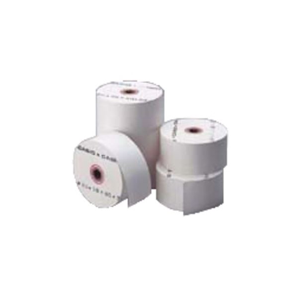 （まとめ）シャープ ロールペーパー紙幅57.5mm 外径80mm 上質紙タイプ RL-142A 1パック(5個)【×5セット】 送料無料