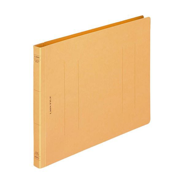 （まとめ）ライオン事務器 フラットファイル（環境）樹脂押え具 B5ヨコ 150枚収容 背幅18mm 黄 A-527KB5E 1冊【×50セット】 送料無料の通販は