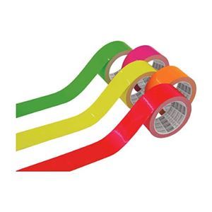 TRUSCO 蛍光ラインテープ 50mm×33m レッド TLK-5033R 1巻 赤 鮮やかな蛍光色が目を引く ラインテープの王道 50mm×33mのレッドで一巻り 赤 送料無料の通販は 10,257円