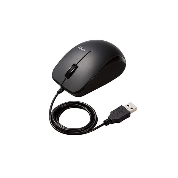 （まとめ） BlueLEDマウス/有線/3ボタン/サイドラバー/抗菌 清潔 /ブラック M-BL27UBKBK 【×3セット】 黒 送料無料の通販は 5,625円