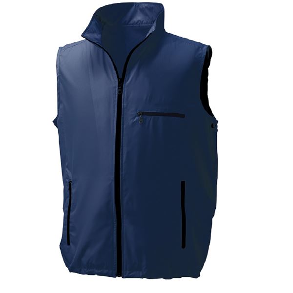 KU91830 空調服 R ポリエステル製 ベスト 服のみ ネイビー 5L