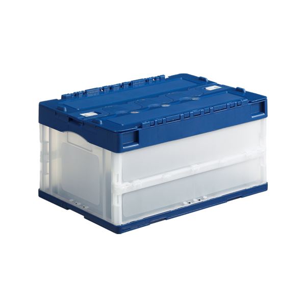 （まとめ） ジョインテックス オリタタミコンテナ JTC-40F-NV 40L蓋付【×5セット】 収納の達人 40リットルの大容量コンテナが5個セットでお得 蓋付きで便利なジョインテックスのオリタタミコンテナ 送料無料の通販は 18,591円