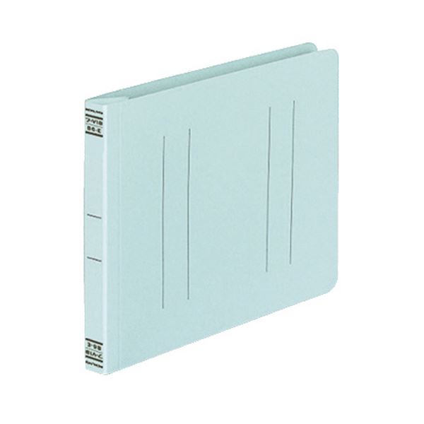 (まとめ) コクヨ フラットファイルV(樹脂製とじ具) B6ヨコ 150枚収容 背幅18mm 青 フ-V18B 1パック(10冊) 【×10セット】